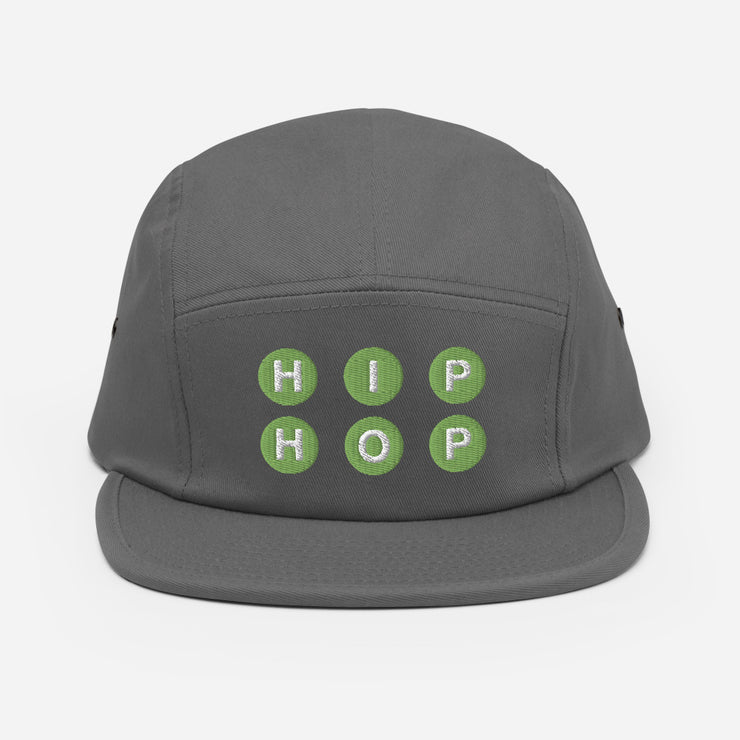 HIP HOP (Green) Five Panel Cap