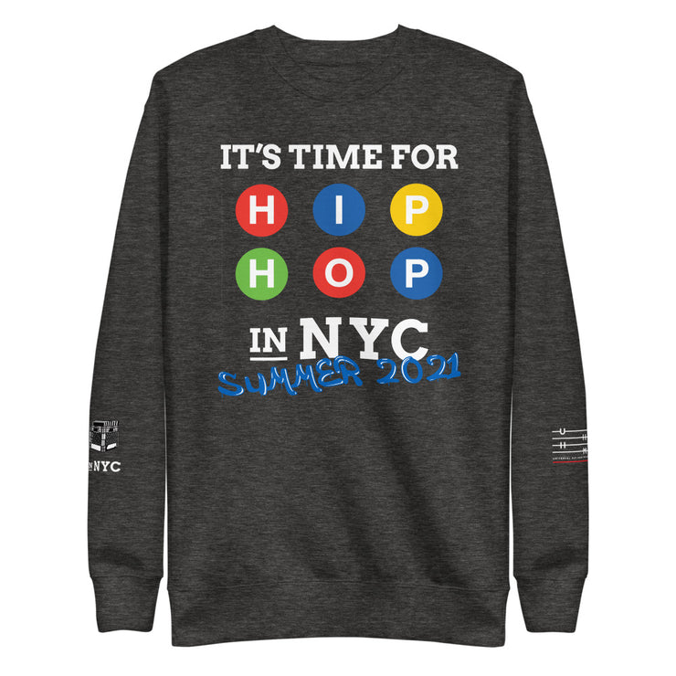 "HIP-HOP NYC SUMMER 2021" (Dark) Unisex Fleece Pullover
