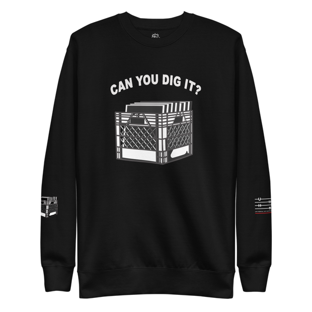 "Can You Dig It" (Dark) Unisex Fleece Pullover
