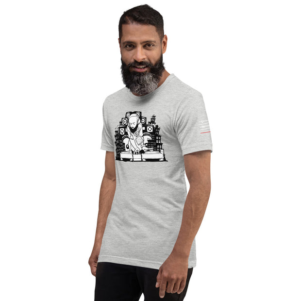 Hey Mr. DJ. Short-Sleeve Unisex T-Shirt