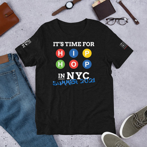 "HIP-HOP NYC. SUMMER 2021" (Dark) Short-Sleeve Unisex T-Shirt