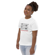 UHHM White Youth unisex jersey t-shirt